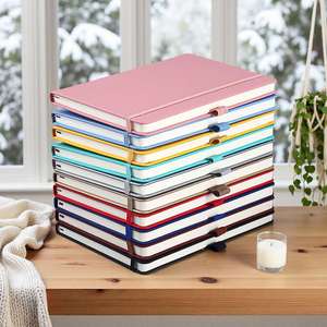 Agendas de gratitude haut de gamme, carnets de notes personnalisés en cuir PU, planificateurs à couverture rigide, fournitures de papeterie promotionnelles en PP - Product Image 3