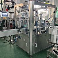 Machine de remplissage automatique de flacons de parfum 10-120 ml, remplisseur de liquides à base d'eau pour flacons en verre et en plastique, ligne de production