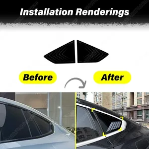 For G06 2019 2020 2021 2022 2023 2024 2025 Car Rear <b>Window</b> Ventilation <b>Cover</b> Rear Torso Side Decoration Accessories - Product Image 2