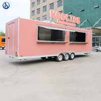Remorque alimentaire de luxe, personnalisée, mobile, pour hot-dogs, camion de restauration rapide, remorques de concession, chariot alimentaire entièrement équipé