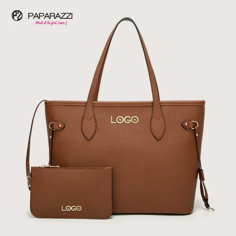 ZB321-bolsos de mano a la moda para mujer, carteras con asa superior, conjunto de 2 unidades