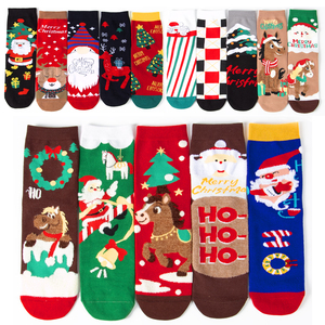 High Quality <strong>Wholesale</strong> Christmas <strong>Socks</strong> for Women - Fluffy <strong>Fuzzy</strong> <strong>Socks</strong> with Santa Snowman for Gift, Decoration and Kids Bulk - Product Image 1