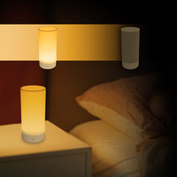Lampe de table d'ambiance pour chevet, lampe de nuit décorative pour chambre à coucher, bureau à domicile, éclairage d'ambiance
