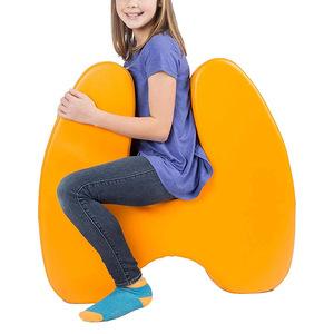 Siège d'entraînement sensoriel pour enfants, chaise à bascule en mousse souple pour la rééducation de l'autisme, l'éducation préscolaire et l'utilisation en maternelle - Product Image 5