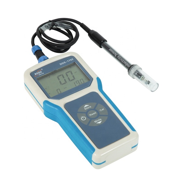 Handle Digital Conductivity Resistivity TDS Salinity Temp Meter Measuring Apparatus(DDS-1702)