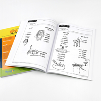 Impression de manuels scolaires pour étudiants avec reliure parfaite et papier offset