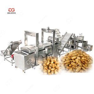 Machine <span class=keywords><strong>de</strong></span> friture automatisée pour cacahuètes enrobées, friteuse pour haricots verts, machine à torréfier les noix aromatisées, machine à aromatiser les graines <span class=keywords><strong>de</strong></span> <span class=keywords><strong>tournesol</strong></span> - Product Image 2