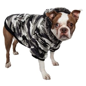 Abrigo Parka para Mascotas DB Fashion, Talla Extra Pequeña, Diseño con Estampado Animal, Estilo Clásico, Abrigo para Perro para Todas las Estaciones, Prenda Transpirable de Algodón - Product Image 1