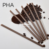 Pailles à boisson compostables maison biodégradables PLA PHA PBS écologiques avec poudre de bambou/fibre de canne à sucre/marc de café