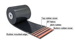 Dây chuyền tải công nghiệp cấp độ EP, độ bền kéo cao, độ dày và chiều rộng tùy chỉnh, phù hợp cho các nhà máy điện và hoạt động khai thác mỏ - Product Image 5