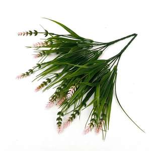 Bouquet de <span class=keywords><strong>lavande</strong></span> artificielle à sept têtes, style herbe de printemps, <span class=keywords><strong>en</strong></span> <span class=keywords><strong>pot</strong></span>, pour décoration de mariage, produit transfrontalier très vendu - Product Image 6