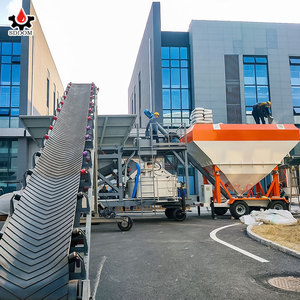 Cho ăn vành đai băng tải bê tông nhà máy tổng hợp Phễu tải vành đai truyền đạt máy - Product Image 2