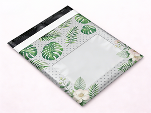 Sobres de Polipropileno Tropicales con Ventana |   Bolsas de Envío Impermeables y Resistentes a Desgarros para Ropa y Regalos - Product Image 6