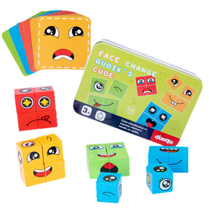 <span class=keywords><strong>Jeu</strong></span> <span class=keywords><strong>de</strong></span> société transfrontalier pour enfants et parents, avec blocs <span class=keywords><strong>de</strong></span> construction 's Cube, boîte en fer et fonction <span class=keywords><strong>de</strong></span> transformation d'expression, <span class=keywords><strong>jeu</strong></span> <span class=keywords><strong>de</strong></span> combat - Product Image 5