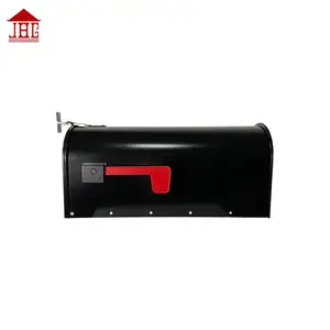 American Mailbox Galvanized Steel Mailbox Parcel Mail Box With Post