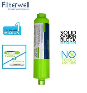 3/4 इंच nh लचीला बगीचे नली रक्षक के साथ आरवी इनलाइन तलछट पानी फिल्टर - Product Image 3