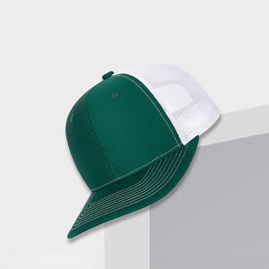 Gorra Trucker de Malla de 6 Paneles, Estilo Otoño, Nueva Colección Europa América del Norte, Ligeramente Curvada, con Bloques de Color, Transpirable, Ajustable, Unisex - Product Image 2