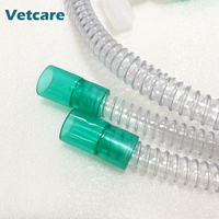 Circuit respiratoire pour anesthésie vétérinaire, tube corrugué, tuyau respiratoire jetable pour appareil d'anesthésie, hôpital vétérinaire