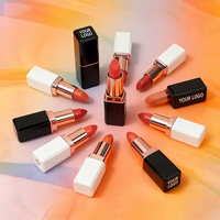 Maquillage OEM en gros, faible MOQ, rouge à lèvres crème mat vegan longue tenue et waterproof, marque privée, logo personnalisé