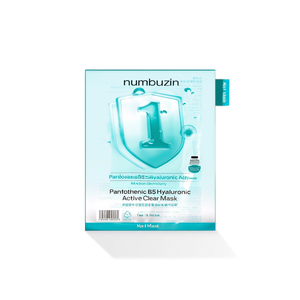Masque transparent actif Numbuzin Pantothenic B5 Hyaluronic 5 pièces Hydratation Clarté de la peau - Product Image 2
