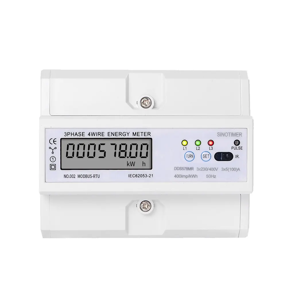 220/380V 20-80A Energy Consumption Digital Electric Power Meter 3 Phase KWh Meter Really Good Quality Products,Not A Pile of Garbage