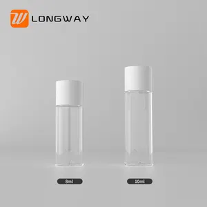 8ml 10ml Pet Plastic Small Pump Bottle Travel Repackaging Cosmetic Packaging