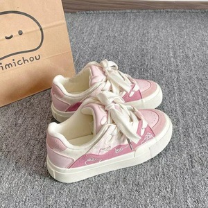 Chaussures de marche décontractées style coréen Nouvelle collection Printemps/Été 2026 Uniques et mignonnes à semelle épaisse en cuir véritable avec soutien de la voûte plantaire - Product Image 2