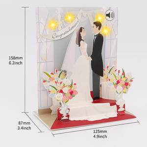 <span class=keywords><strong>Carte</strong></span> d'anniversaire de vœux magnétique Cartes de vœux de joyeux anniversaire à enregistrement vocal - Product Image 6