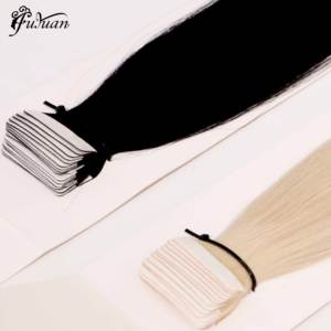 2025奢华品质欧洲头发双拉厚端100% 人类处女雷米无缝隐形胶带接发 - Product Image 3