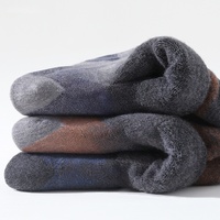 Chaussettes en laine mérinos de qualité supérieure, personnalisées, en gros, à rayures, chères, de haute qualité, pour la randonnée, le sport, le ski, épaisses, pour bottes, en laine, pour l'hiver