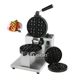110V 220V Hot Sale Non-Stick Electric Waffle Machinery Flip Waffel Maker Commercial Use