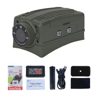 Caméra de casque tactique étanche et antichoc pour l'extérieur, 4K 1080p, capteur CMOS, vision nocturne et stabilisation d'image, Wi-Fi activé
