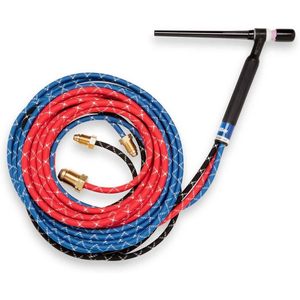 Miller Weldcraft W-250 TIG <b>Torch</b> Kit 15 M Braided Air Cooled Straight Head <b>Welding</b> <b>Torch</b> - Product Image 1