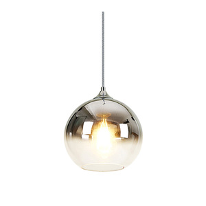 Dropshipping Shopify Gradient Glass Globe Pendant Light Nordic Single Head Hanging <b>Lamp</b> For Dining Bedroom Bar - Product Image 1