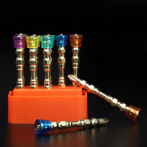 Juego de puntas de destornillador de doble extremo con acabado dorado Weeks para uso con taladro eléctrico - Product Image 4