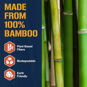 Lingettes pour le corps en fibre de bambou 100% personnalisées LINGETTES FORON-THE-GOWET PARFAITES Fibres à base de plantes Biodégradables EarthFriendly - Product Image 6