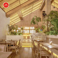 Vente en gros de meubles de restaurant modernes en bois massif écologiques, canapé, table et chaises pour restaurant, mobilier de bar