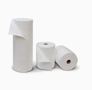 Pp Material Spill Control Grübchen öl Universal Chemical Absorbent Pads Roll Melt Blown Oil Absorbing Vliesstoff - Product Image 2