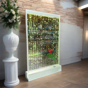 Maison, Bar, Restaurant, Diviseur de salle de mariage Décoration Led Panneau mural acrylique à bulles d'eau changeant de couleur avec motif imprimé - Product Image 4