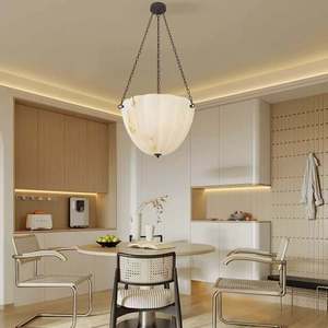 Italian Minimalist Pendant <b>Light</b> Round E27 <b>LED</b> Black Body 60CN80CM For Dining Room Lighting Fixture - Product Image 1
