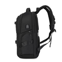 Sac à dos professionnel grande capacité, durable, léger, imperméable, avec port USB, motif géométrique, en tissu Oxford, souple, pour voyage et école, avec coussin d'air