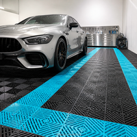Dalles de sol de garage en PP à emboîtement, modulaires, anti-fatigue, antidérapantes, imperméables pour la maison et le garage