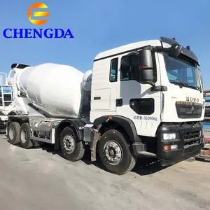 Howo kullanılan volumetrik kendinden yükleme 6x4 10cbm çimento beton mikseri kamyon satılık