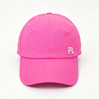 Casquette de sport perforée en maille de golf, 5 panneaux, en polyester et nylon, avec lettres imprimées, découpe laser et perforations, style trucker