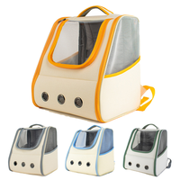 Sac à dos polyvalent pour chat en forme de capsule spatiale, sac de transport respirant de grande capacité pour animaux de compagnie, sac à bandoulière portable pour chats et petits chiens