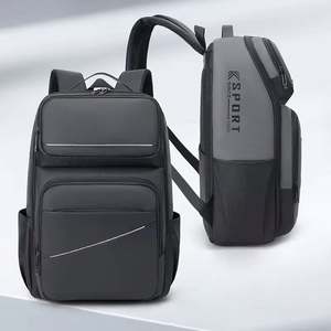 Unisex Casual Fashion Lightweight Multi-functional Large Capacity Business Backpack Waterproof Anti-scratch Zipper 20-37L Oxford - Product Image 4