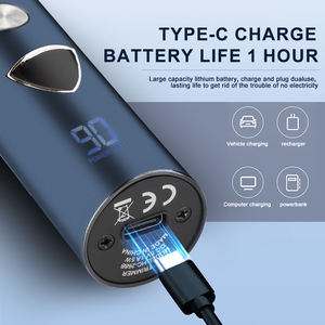 Kit de toilettage de <span class=keywords><strong>barbe</strong></span> pour hommes, 5 en 1, rechargeable, rasoir électrique portable, tondeuse à cheveux - Product Image 4