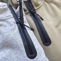 Sudaderas con Capucha de Tech Fleece de Alta Calidad con Media Cremallera para Hombre, Hechas a Medida, Ropa Urbana con Logo Personalizado de Fabricantes 2025