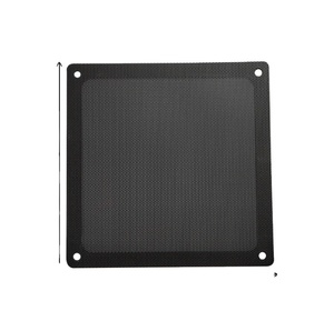 Deson 14*14cm coque d'ordinateur Dissipation thermique Net ventilateur Pvc cache-poussière magnétique aspiration klaxon Net anti-poussière filtre magnétique souple - Product Image 1