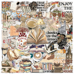 50 pièces animaux drôles parodie texte Graffiti autocollants pour <span class=keywords><strong>livre</strong></span> bouteille décor créatif blague Meme autocollant - Product Image 5
